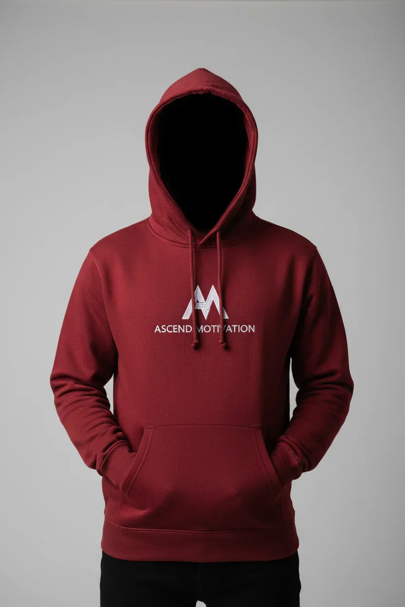 burgundy-red-hoodie - ZipzoneInternational