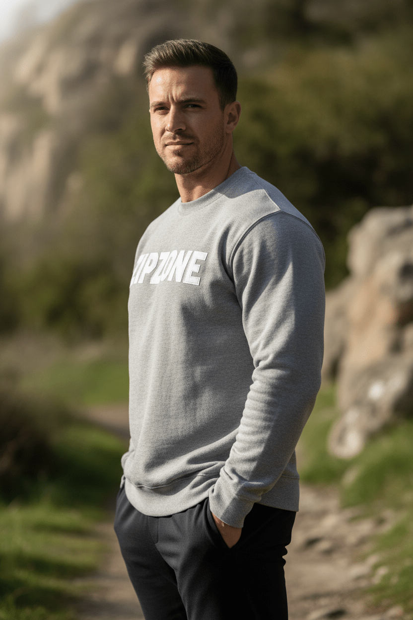 Classic Crew Neck Sweatshirt - Zipzone International