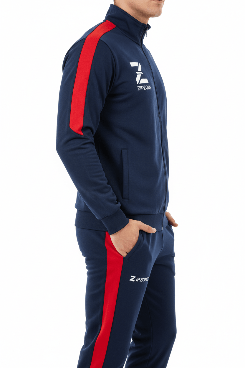 Customised Track Suits - Cotton Polyester Blend - Zipzone International