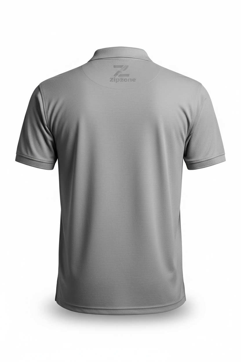 Grey Polo - Back