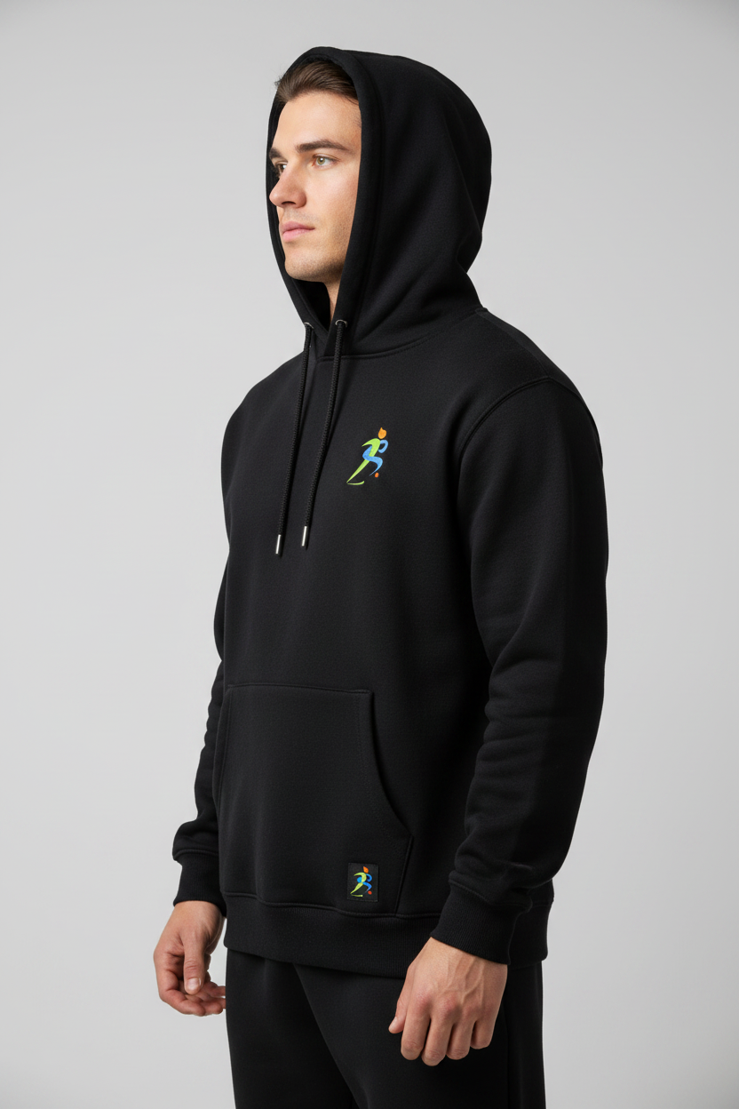 Heavyweight Hoodie – Side View