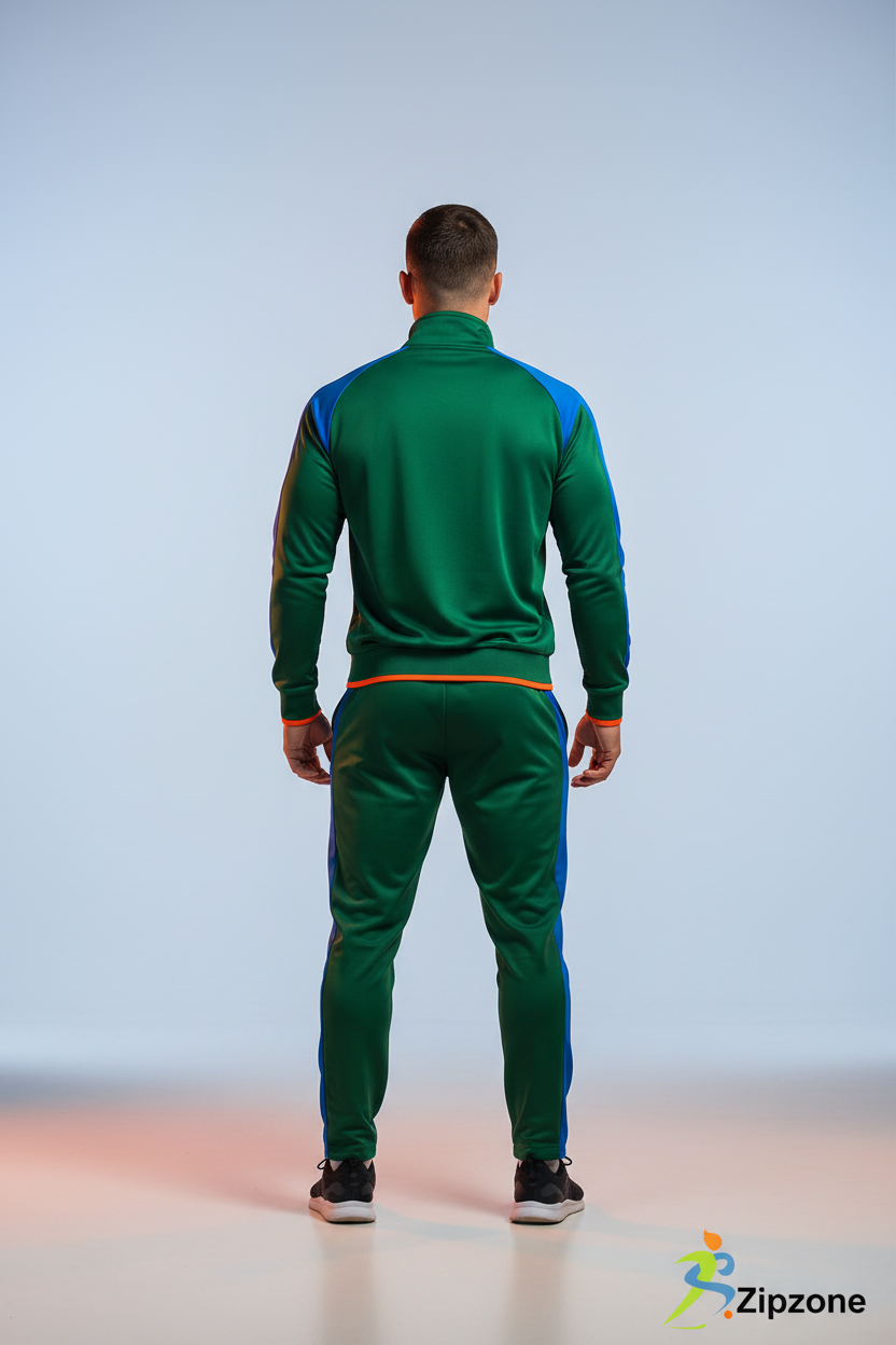 Premium Polyester Unisex Tracksuit - Back Lifestyle Shot