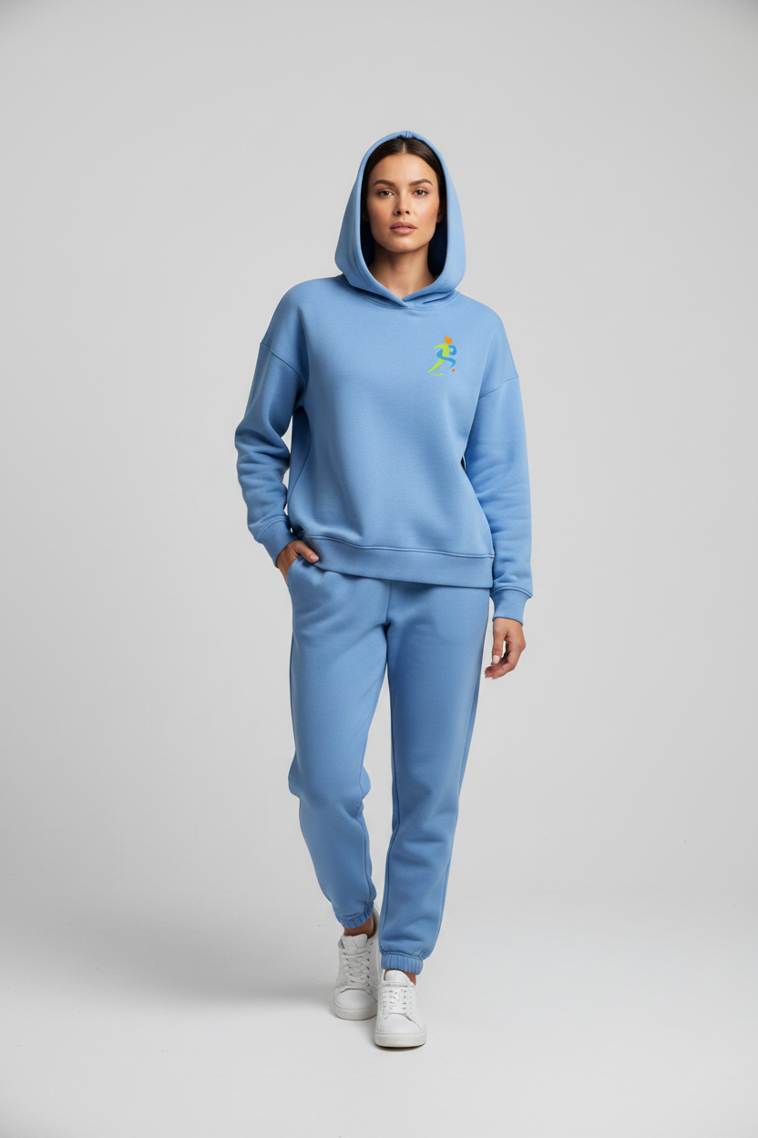Relaxed Tracksuit – Sky Blue Female