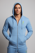Tech Fleece Zip-Up – Sky Blue Male Front
