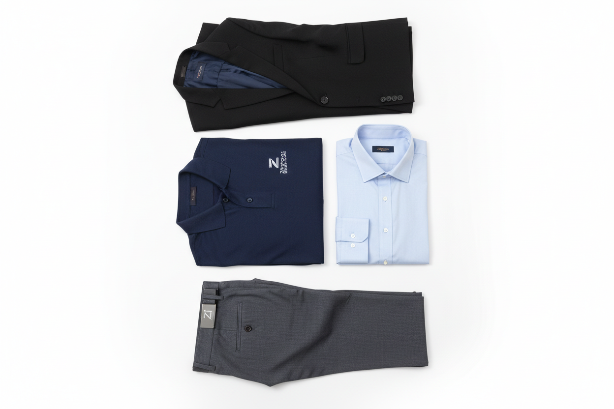 Workwear Flat Lay Catalogue