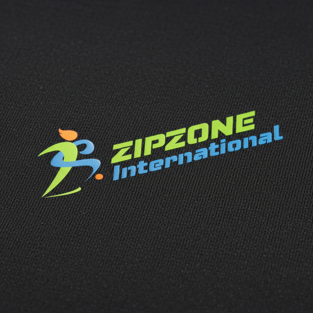 zipzone-logo-detail-on-fabric - ZipzoneInternational