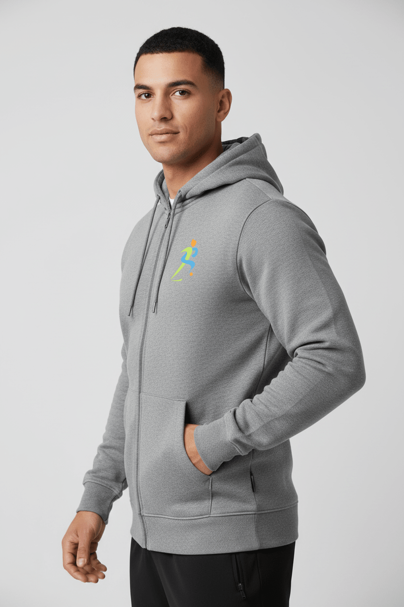 Zipzone Men's Zip-Up Hoodie | Essential Athletic Outerwear - Zipzone International