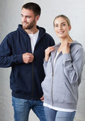 Zipzone Signature Navy Zip-Up Hoodie | Premium Unisex Comfort Wear - Zipzone International