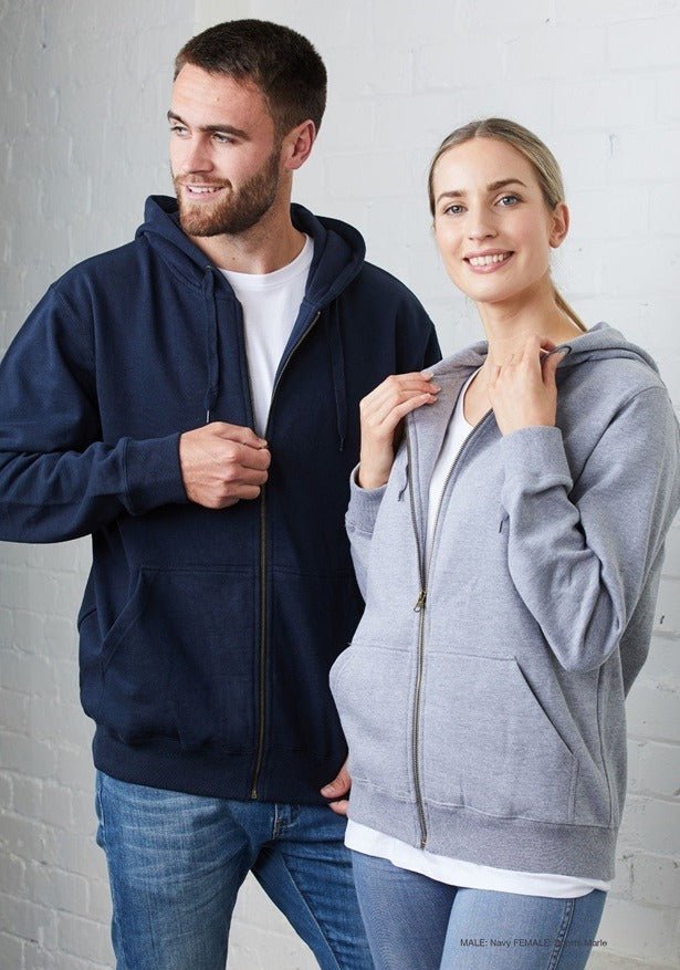 Zipzone Signature Navy Zip-Up Hoodie | Premium Unisex Comfort Wear - Zipzone International