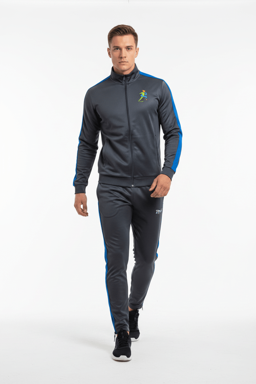 Zipzone Signature Unisex Tracksuit | Premium Polyester Athletic Set - Zipzone International