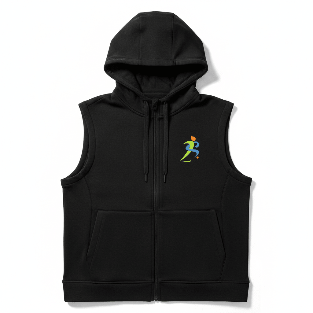 Zipzone Sleeveless Hoodie Vest | Unisex Athletic Outerwear - Zipzone International