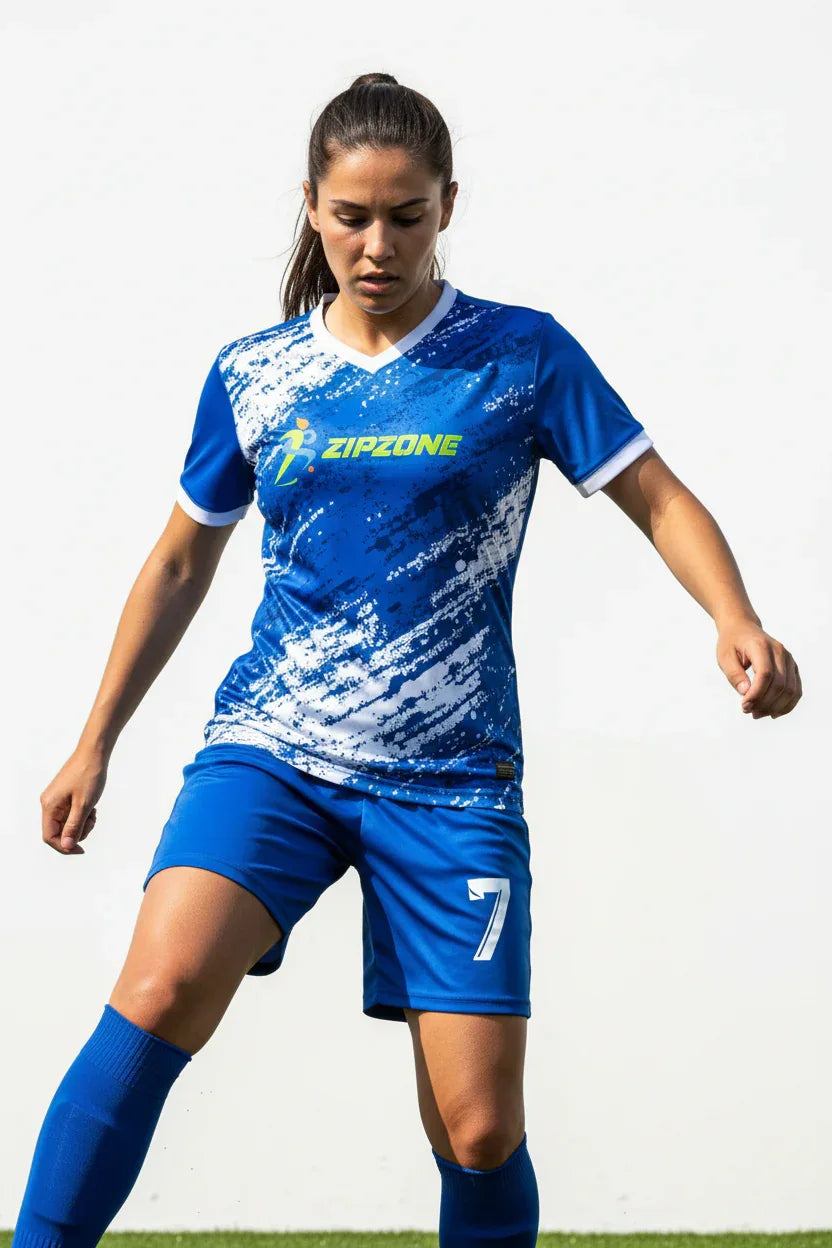 Zipzone Soccer Uniform Set - Jersey & Shorts - Zipzone International