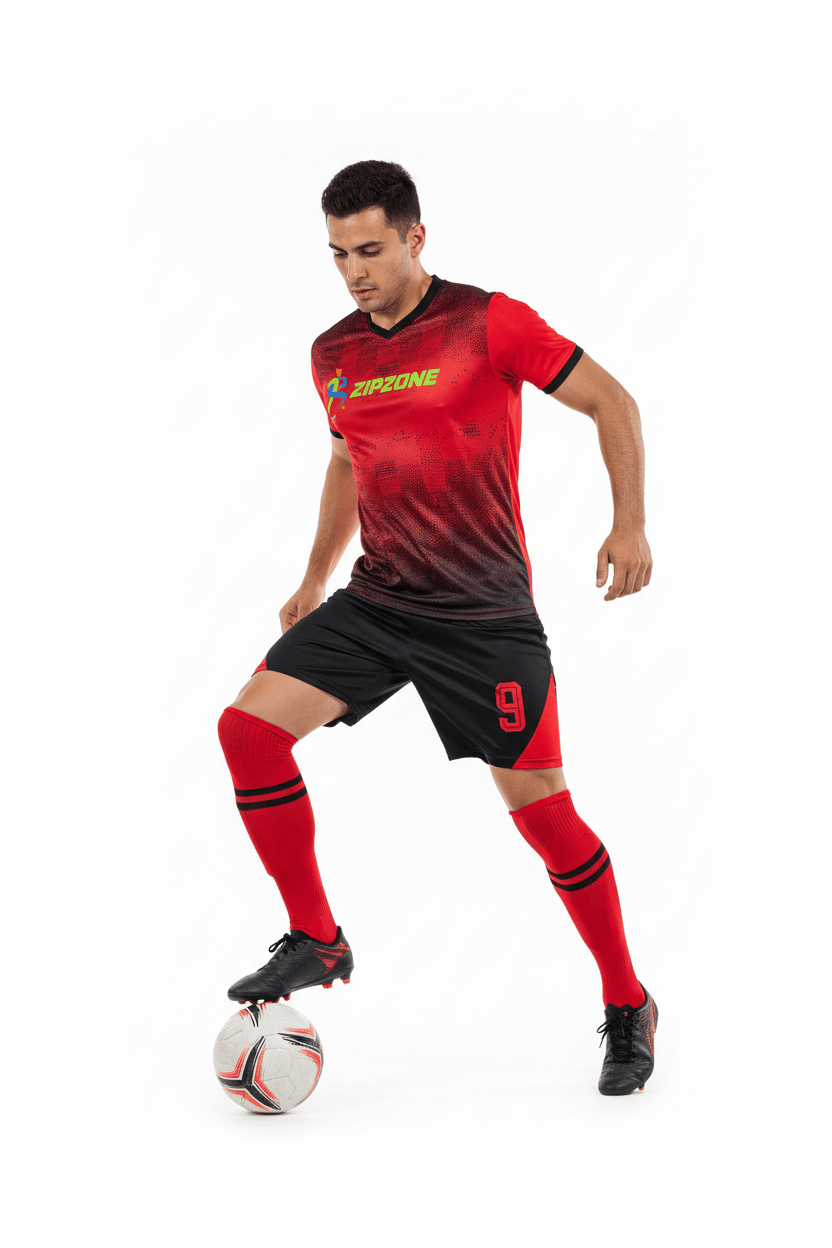 Zipzone Soccer Uniform Set - Jersey & Shorts - Zipzone International