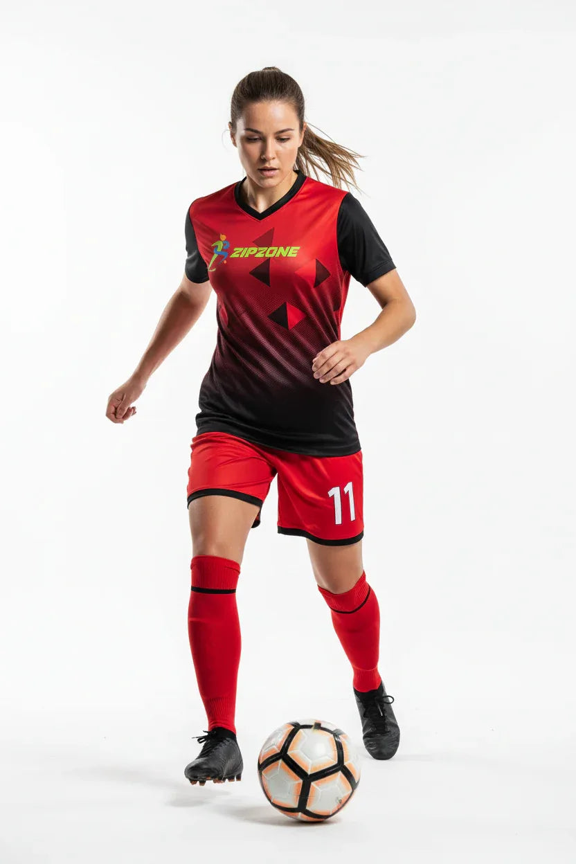 Zipzone Soccer Uniform Set - Jersey & Shorts - Zipzone International