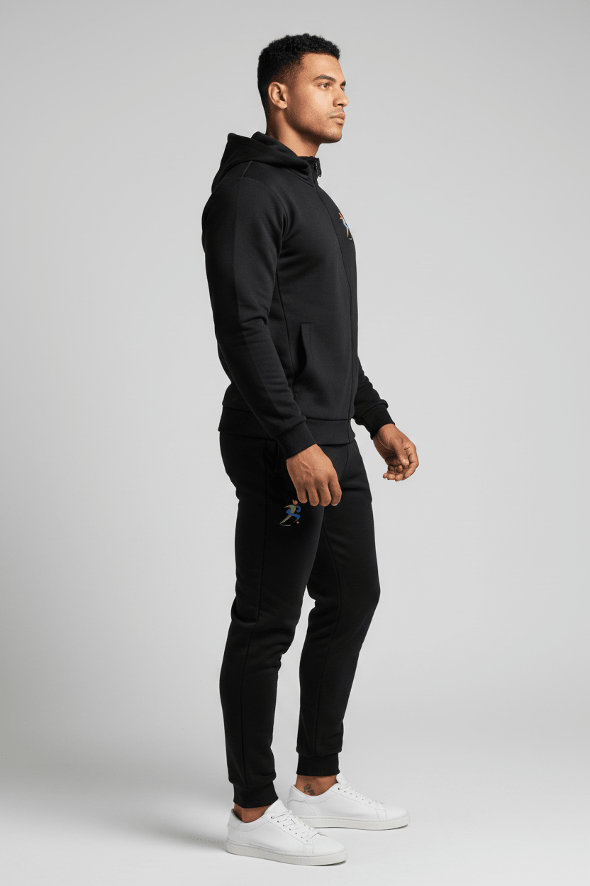 Zipzone Unisex Classic Tracksuit | Matching Zip-Up Hoodie & Jogger Set - Zipzone International