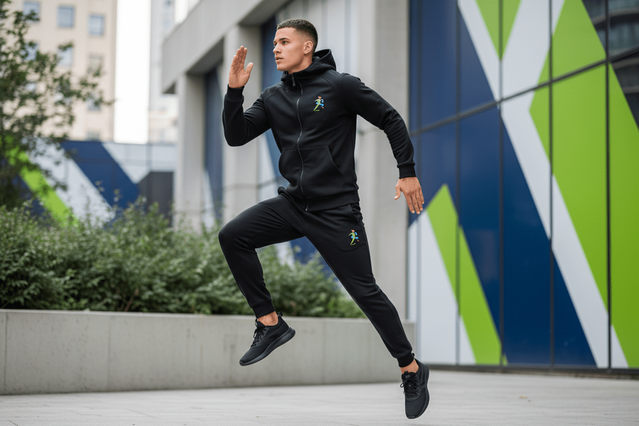 Zipzone Unisex Classic Tracksuit | Matching Zip-Up Hoodie & Jogger Set - Zipzone International