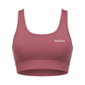 Zipzone Women's Cross-Back Sports Top – Dusty Rose - Zipzone International