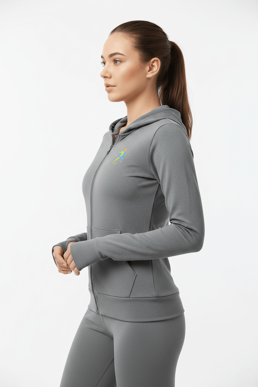 Zipzone Women's Zip-Up Hoodie | Slim Fit Athletic Outerwear - Zipzone International
