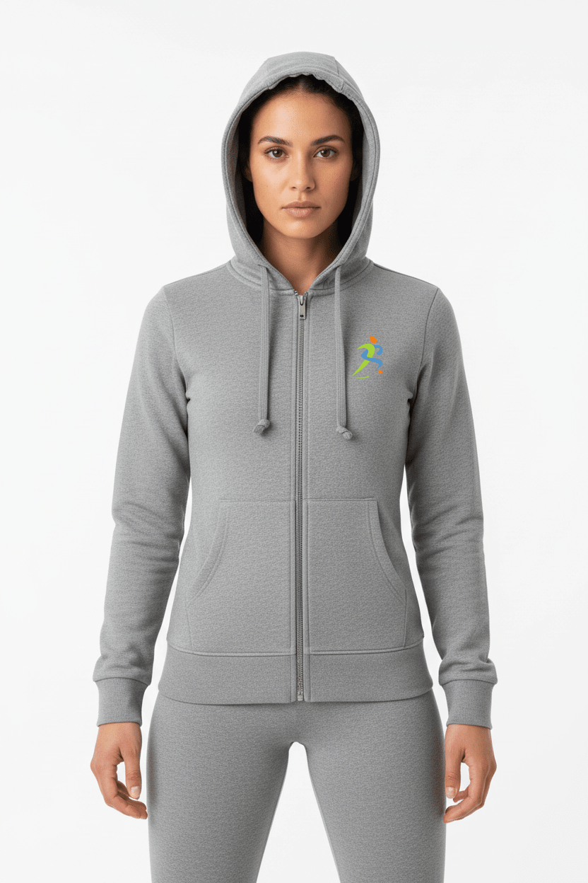 Zipzone Women's Zip-Up Hoodie | Slim Fit Athletic Outerwear - Zipzone International